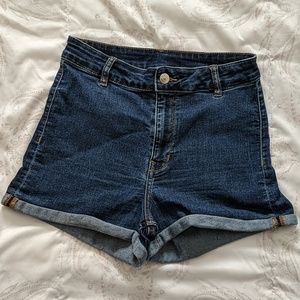 denim shorts